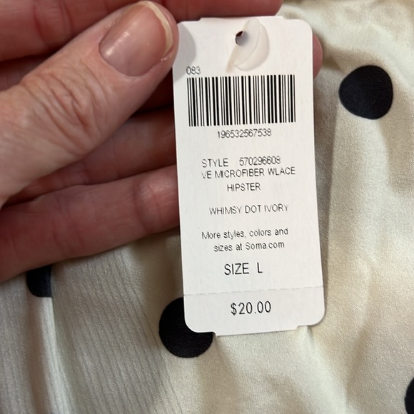 Soma Vanishing Edge Hipster No Show Underwear Panties set - Picture 5 of 6